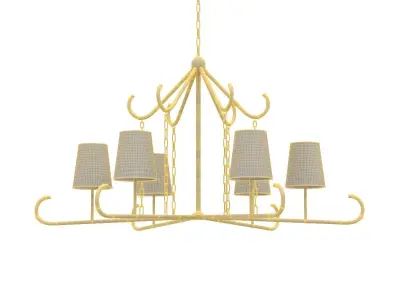 Cane Chandelier 3D model