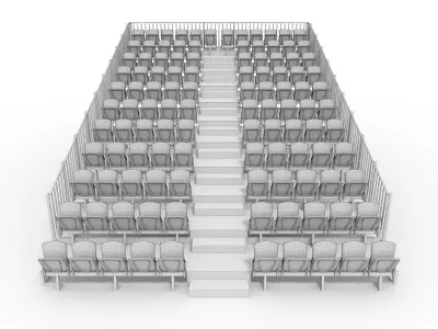 Bleachers 34 3D model