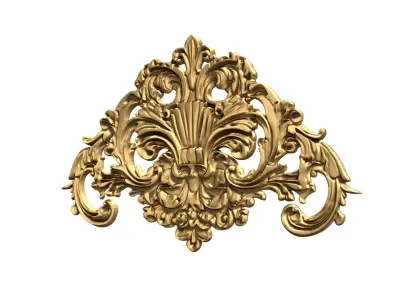 Classic carved decor ornament 475 3D print model purchase