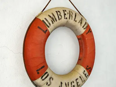 Vintage Life Preserver 4 3D model