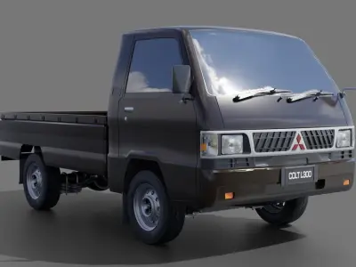 Mitsubishi L300 Low-poly 3D model
