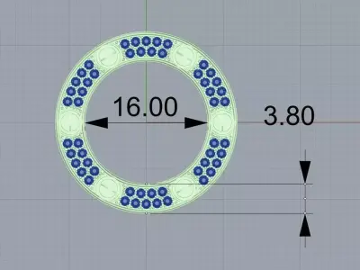 Necklace Love Original 3D print model