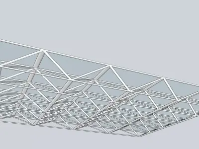 roof tensile structure 3d model 3D model