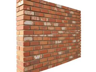 Rustic Brick Wall model pack Low-poly 3D model buy