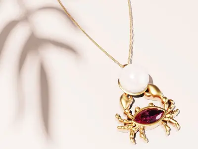 nacklace champagne glass with necklace Free 3D print model