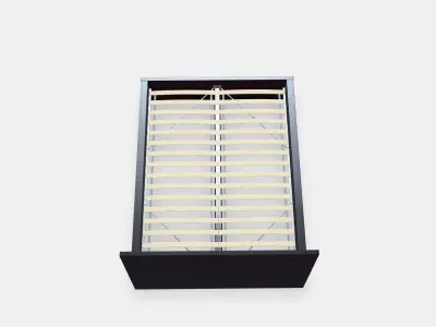 MALM Bed frame high 103 Low-poly 3D model