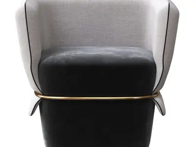 The Chemise Armchair 3D model