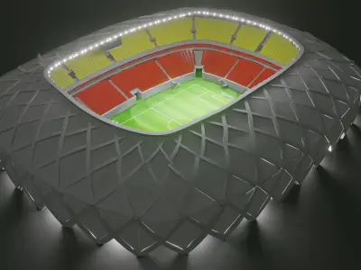 Stadium Soccer 3D model