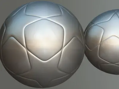 Champions League Football 3D model