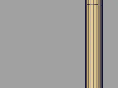 Roman Temple column 3D model