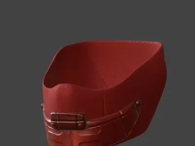 Gas mask helmet 3d model scifi Low-poly  Low-poly 3D model 101