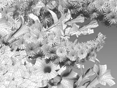 Pot plant 01 3D model