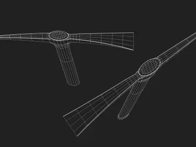 Construction Pickaxe  3D model