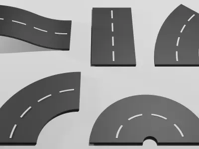 Roads Pack 3D print model