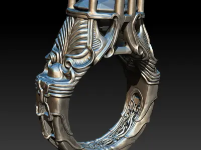 Arcane Mechanism Ring 3D print model