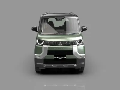 Mitsubishi Delica Mini 2023 HQ interior   3D model