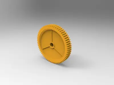 Gearwheel 63 and 11 3D print model
