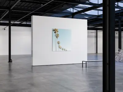 Contemporary Art Gallery Low-poly 3D model