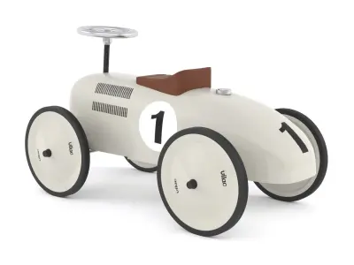 Retro Push Car 3D model