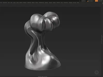 modern sculpture 50 3D print model