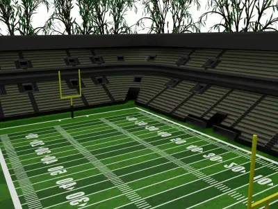 American football stadium 3D model buy