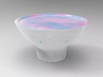 Seas Side Table Low-poly 3D model