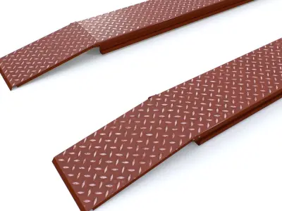 Repair Ramps Low-poly 3D model