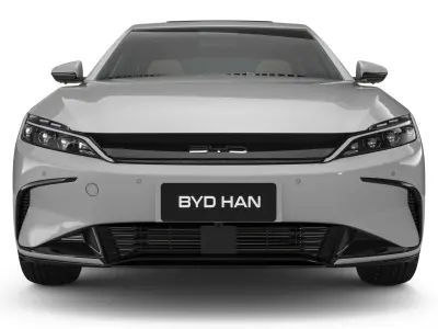 2025 BYD Han EV With Interior 3D model