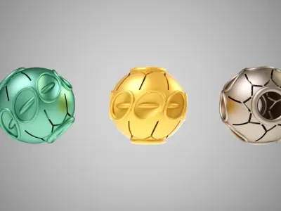 Tribal Bead 3D print model