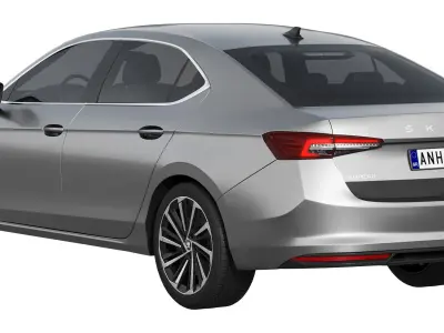Skoda Superb 2024 3D model