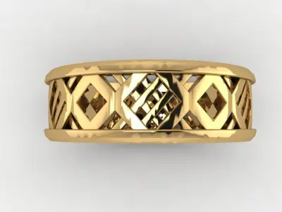 Ring man 3D print model