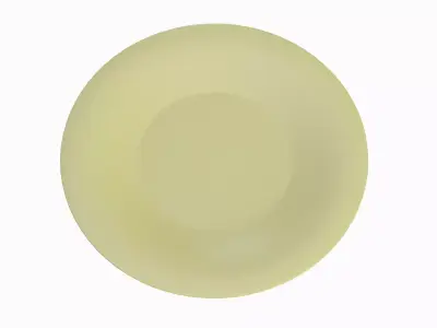 Disposable Plastic Plate B 04 Low-poly 3D model