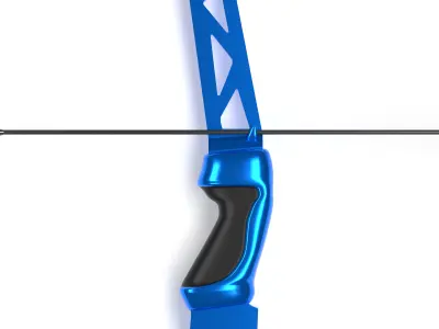 Bare Bow and Arrows Archery 3D model
