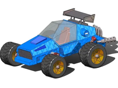 Buggy - 3D model for 3D printing 3D print model