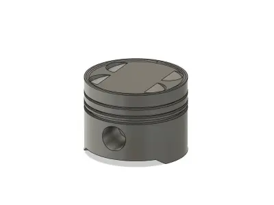 Connecting rod and piston  3D print model