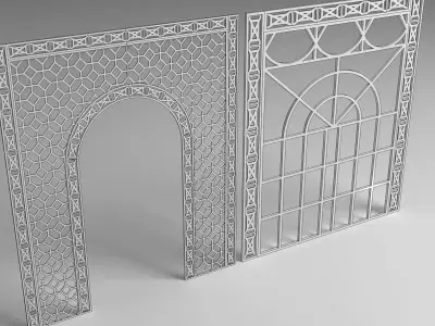 Jali Panel 3D model