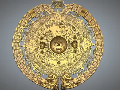 Maya Calender 3D print model