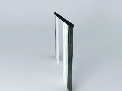 double curtain Free 3D model