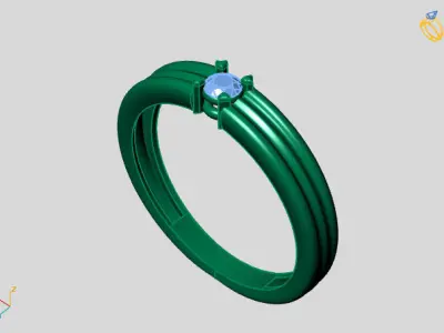 Women Ring 3DM Womens Ring 3d models 3D print model 3D print model 2