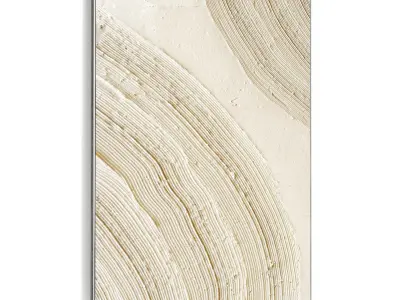 Plaster Two Photo Frame 397 Low-poly 3D model