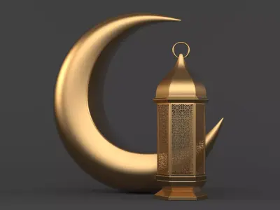 Islamic Lantern 3D model purchase