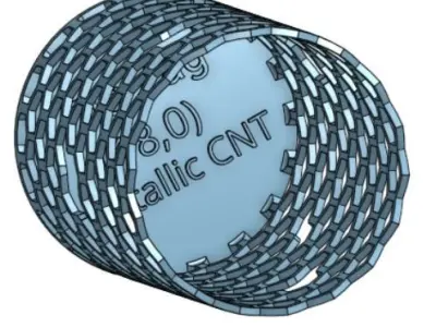 Carbon Nano Tube pen holder 3D print model