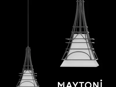 Pendant City T187-PL-01-B Maytoni LOFT Free 3D model