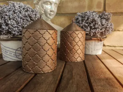Decorative Candle for 3D printing and mold making 3D print model