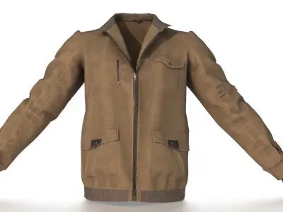 JAKET BOMBER 3D model