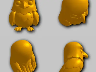 Eagle - Kawaii Animals Collection 3D print model