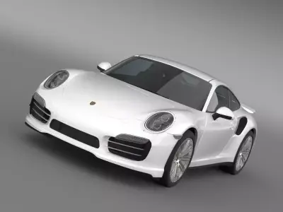 Porsche 911 Turbo 2013 3D model