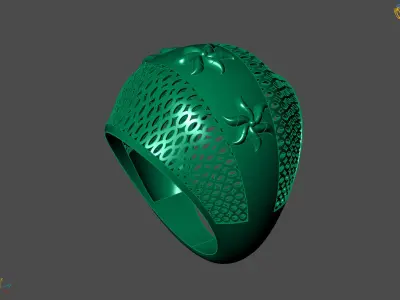 Plain Ring Women Ready STL 3DM Models Womens Rings 3D models 3D print model 45
