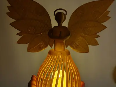 Angel Christmas Ornament 3D print model