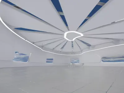 Sci-Fi Interior SCENE futuristic 3D model